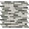 Msi Urban Tapestry Interlocking Random Sized Glass Mosaic Tile In Gray, 15PK ZOR-MD-0128 - alternate 1